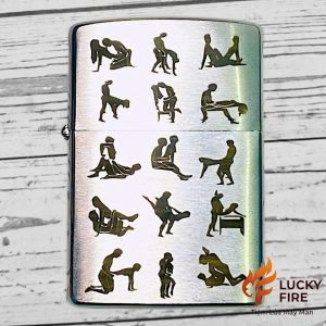 Alternative view of Bật Lửa Zippo Mỹ Chính Hãng Khắc Bí Kiếp Cửu Âm Chân Kinh 2 Mặt Hình