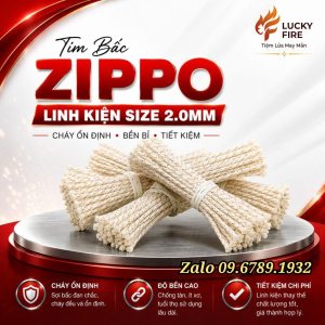Tim Linh Kiện Zippo Dây Đồng Lõi Sợi Thủy Tinh