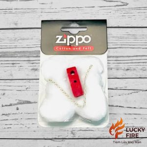 Alternative view of Bông Gòn Zippo Linh Kiện Thay Thế Tặng Kèm Chặn Đỏ 6x