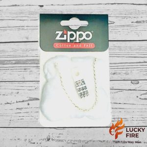 Alternative view of Bông Gòn Zippo Tặng Kèm Miếng Chặn Xăng Chữ Đen