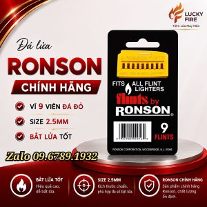 Vĩ Đá Linh Kiện Ronson Dùng Cho Tất Cả Các Dòng Bật Lửa