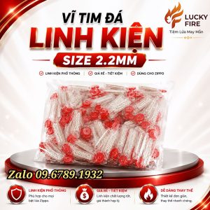 Vĩ Tim Đá Linh Kiện Dùng Zippo Và Các Dòng Bật Lửa Khác