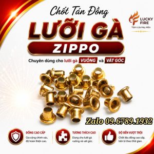 Chốt Tán Đồng Lưỡi Gà Zippo Chuyên Dụng