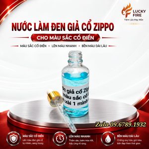 Dung Dịch Làm Đen Giả Cổ Zippo