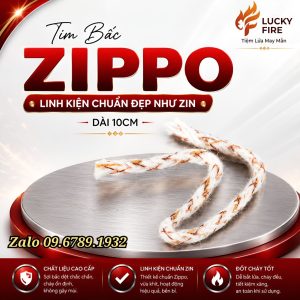 Tim Sợi Chỉ Cam Chuẩn Zin Linh Kiện Zippo