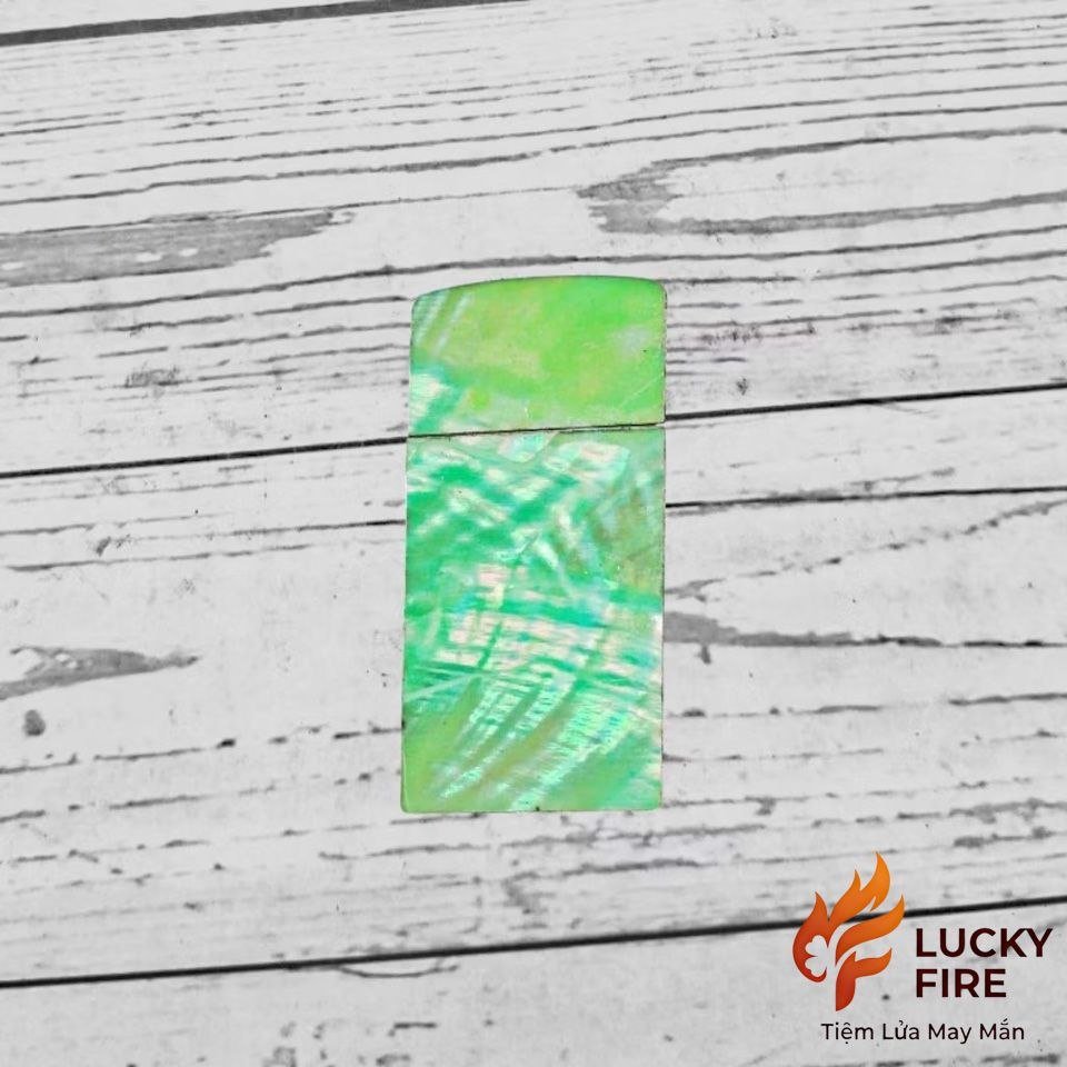 Miếng Dán Xà Cừ Thật Trang Trí Zippo - Ảnh 4
