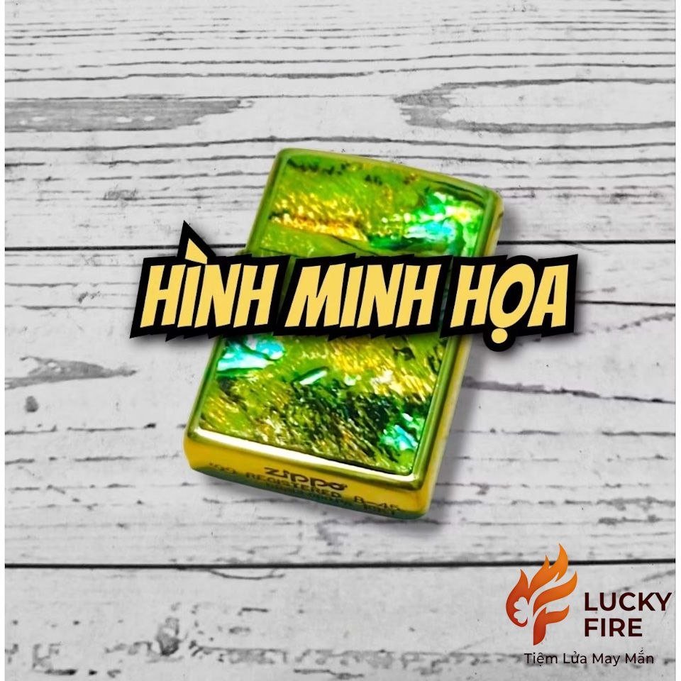 Miếng Dán Xà Cừ Thật Trang Trí Zippo - Ảnh 5