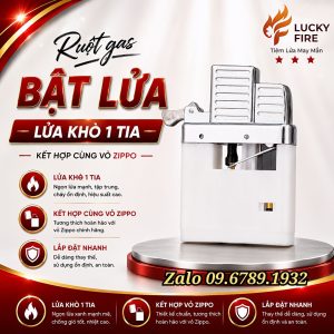 Ruột Gas Lửa Khò Linh Kiện Sử Dụng Cho Tất Cả Vỏ Zippo Và Các Dòng Bật Lửa Zorro
