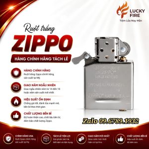 Ruột Trắng Zippo Chính Hãng Năm Từ 14 đến 18