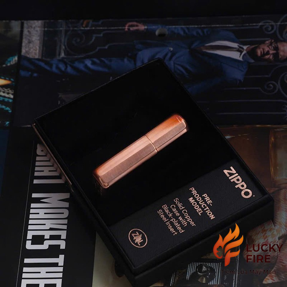 Zippo Solid Copper 2022 Siêu Phẩm Giới Hạn - Ảnh 7