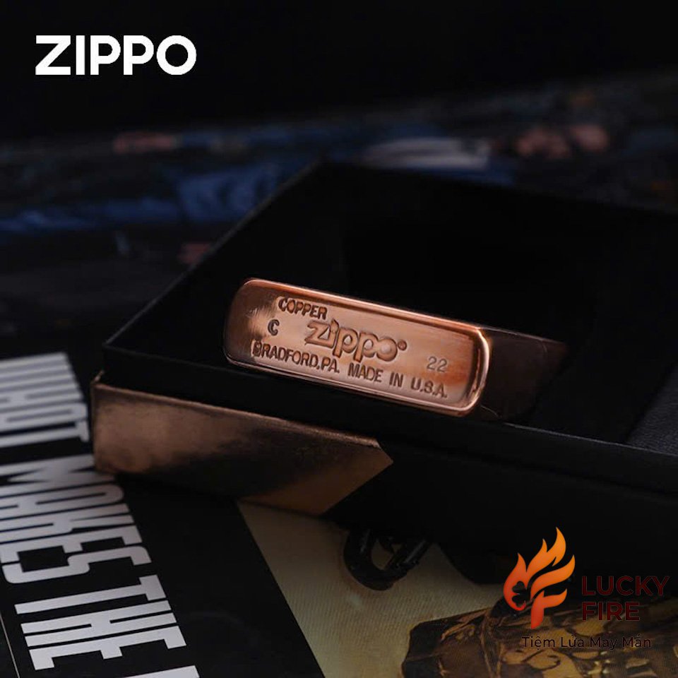 Zippo Solid Copper 2022 Siêu Phẩm Giới Hạn - Ảnh 3
