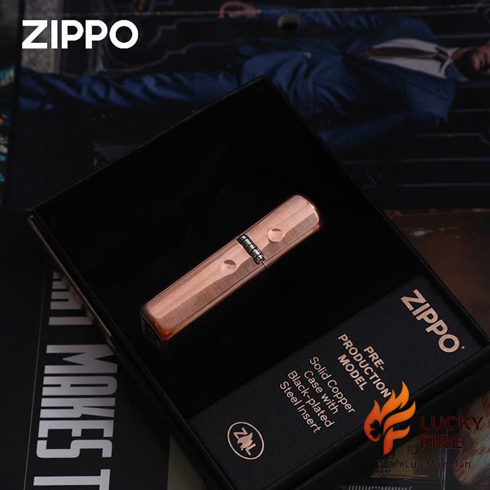 Zippo Solid Copper 2022 Siêu Phẩm Giới Hạn - Ảnh 8