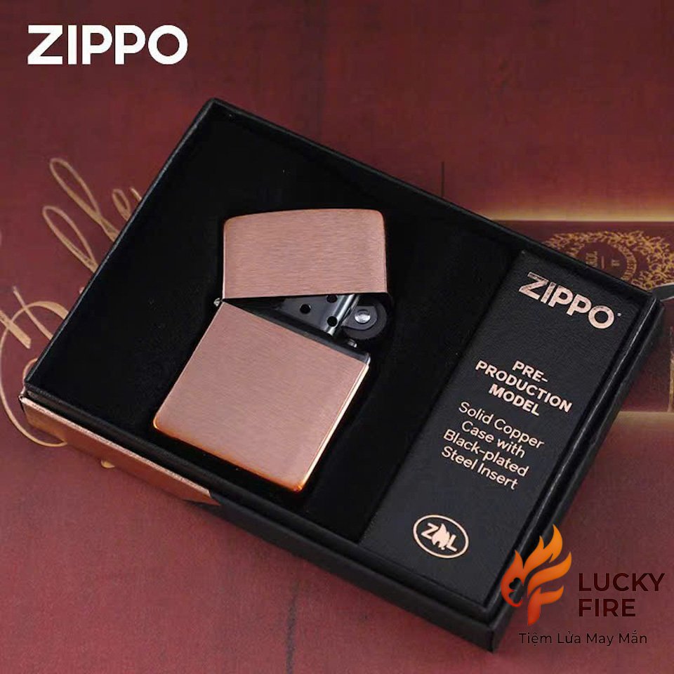 Zippo Solid Copper 2022 Siêu Phẩm Giới Hạn - Ảnh 4