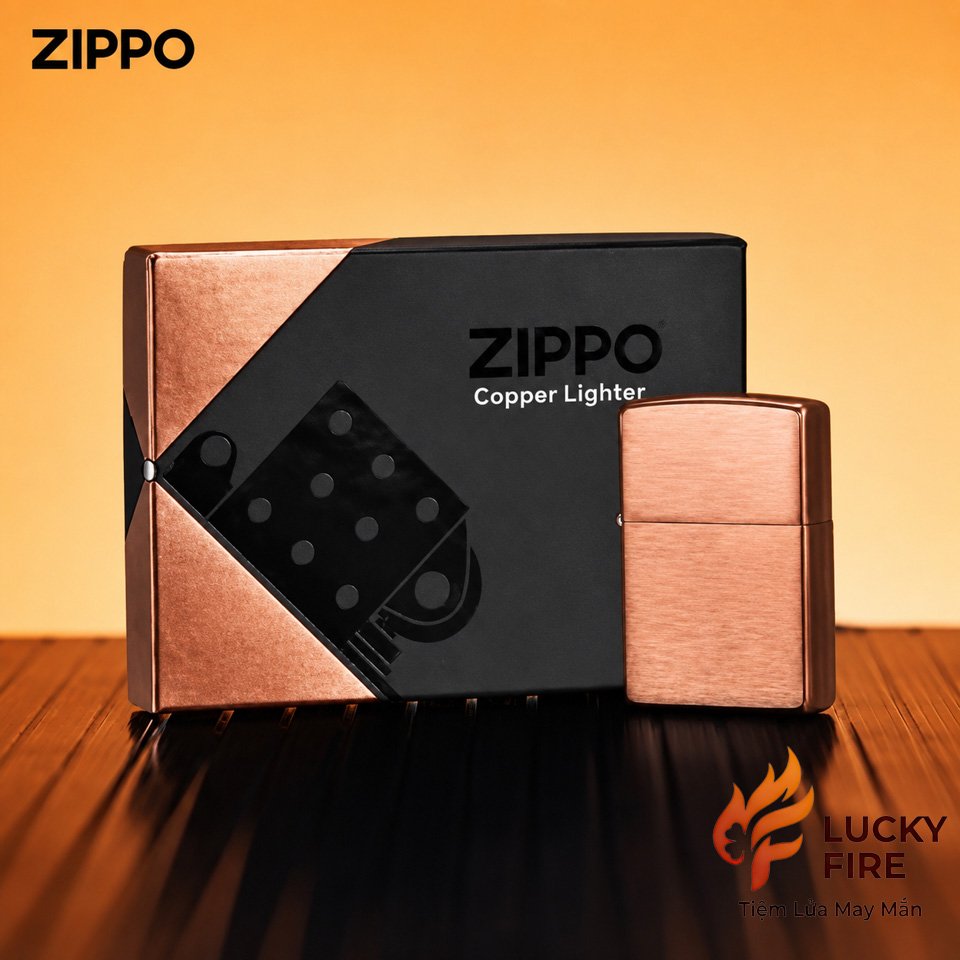 Zippo Solid Copper 2022 Siêu Phẩm Giới Hạn - Ảnh 2