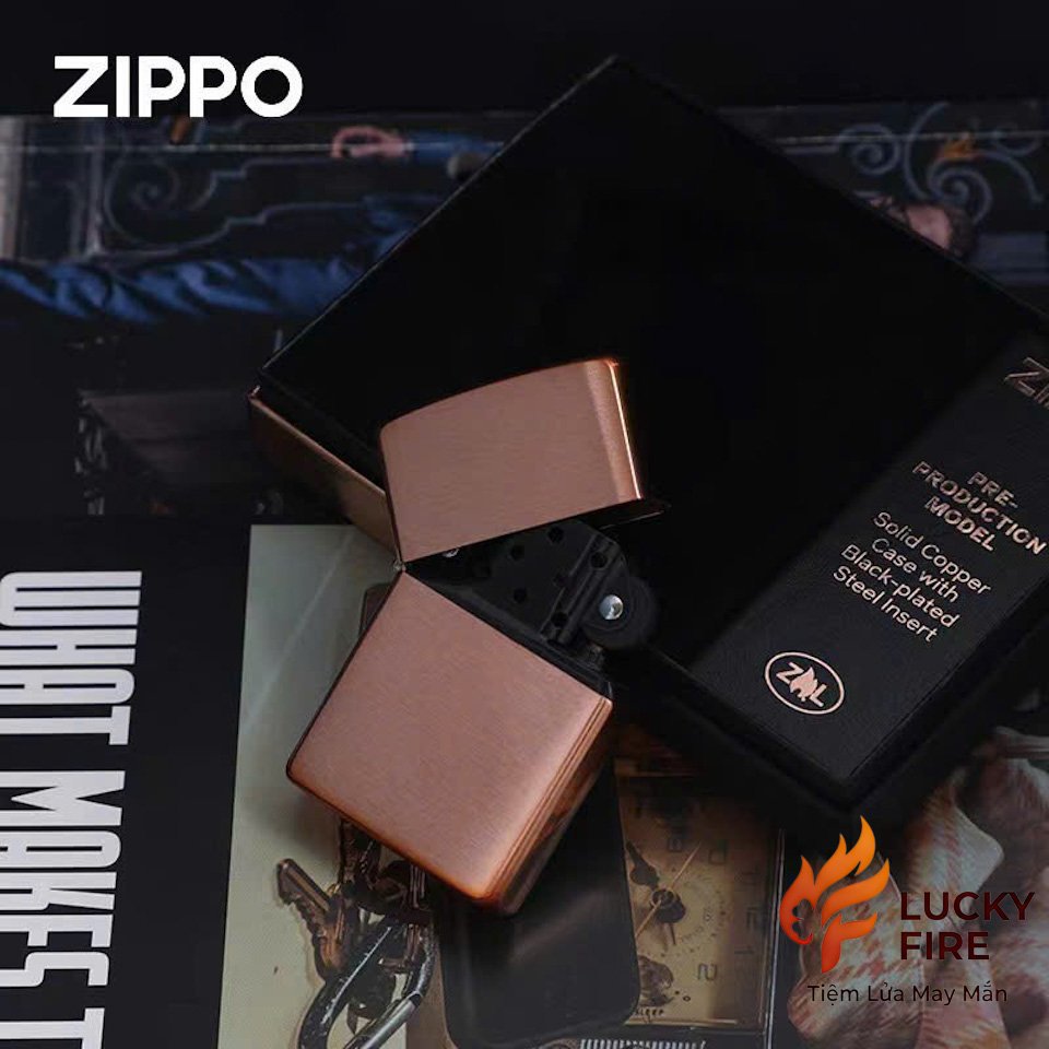 Zippo Solid Copper 2022 Siêu Phẩm Giới Hạn - Ảnh 6