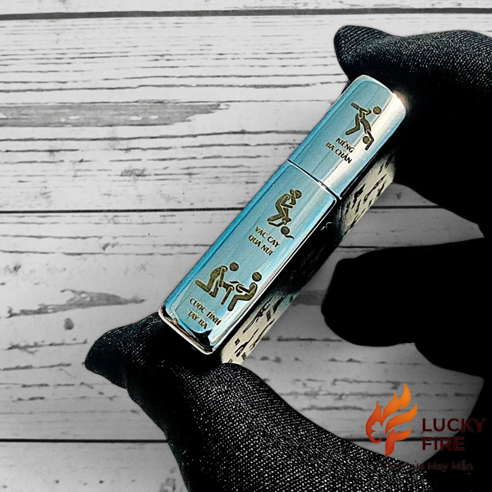 Bật Lửa Zippo Mỹ Chính Hãng Khắc Full 5 Mặt Hình - Ảnh 6