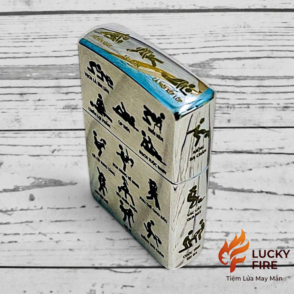 Bật Lửa Zippo Mỹ Chính Hãng Khắc Full 5 Mặt Hình - Ảnh 4