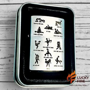 Alternative view of Bật Lửa Zippo Mỹ Chính Hãng Khắc Full 5 Mặt Hình