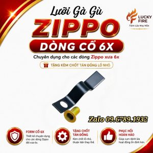 Lưỡi Gà Gù Zippo Cổ Xưa Trước 6x