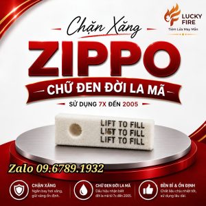 Miếng Chặn Xăng Zippo Sử Dụng La Mã 7x Đến Cuối 2005