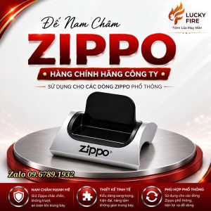 Chân Đế Nam Châm Trưng Bày Chính Hãng Zippo