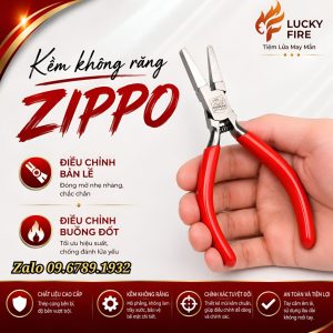 Kềm Không Răng Cao Cấp Chống Trầy Xước Zippo