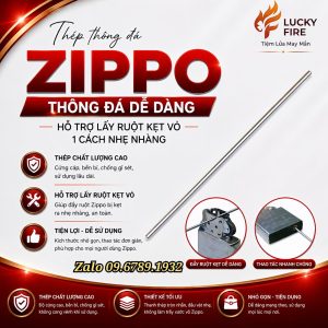 Thép Thông Đá Zippo Chuyên Dụng
