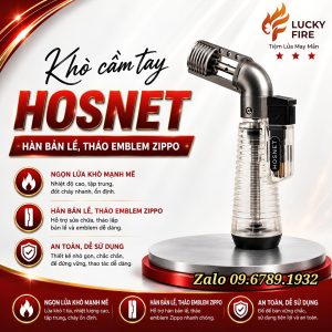Khò Cầm Tay HONEST Chính Hãng Dùng Khò Lề Và Tháo Emblem Zippo