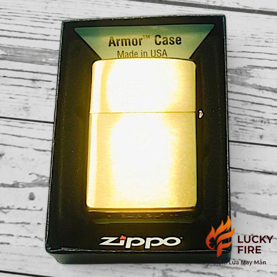 Bật Lửa Zippo Armor Brass Mỹ Chính Hãng Chủ Đề Long Hổ Tranh Bá - Ảnh 5