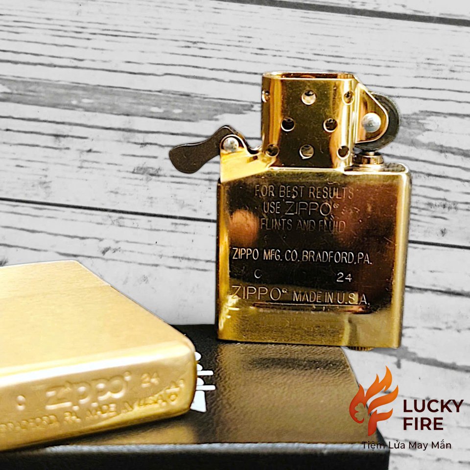 Bật Lửa Zippo Armor Brass Mỹ Chính Hãng Chủ Đề Long Hổ Tranh Bá - Ảnh 9