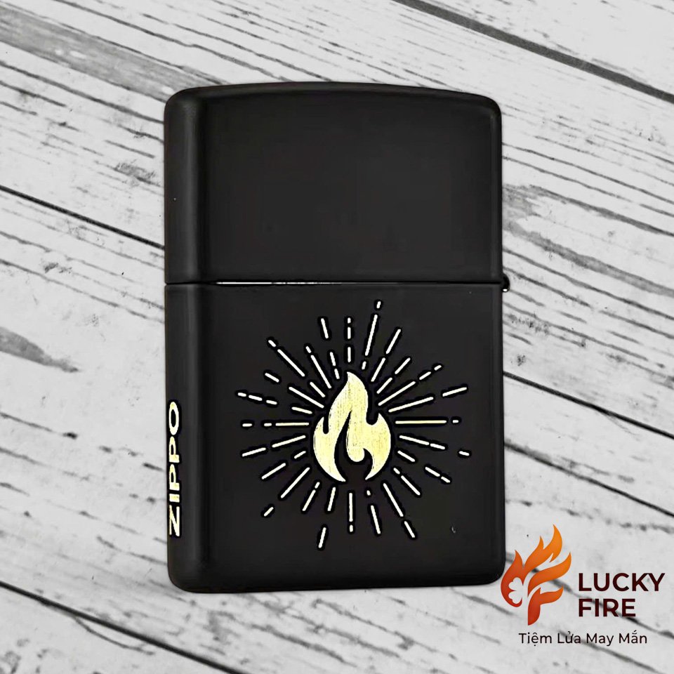 Bật Lửa Zippo Chính Hãng Khảm Xà Cừ Demi Vàng - Ảnh 5
