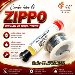 Combo Chì Hàn + Nhựa Thông Chuyên Dụng Cho Thợ Zippo