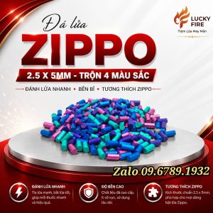 Đá Lửa 2.5 x 5mm Siêu Mềm Siêu Nhạy Lửa Không Hại Bánh Xe
