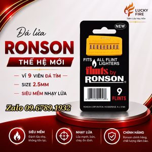 Vĩ Đá Lửa Ronson Thế Hệ Mới Siêu Nhạy Lửa Chuyên Các Dòng Bật Lửa Cao Cấp
