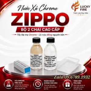 Dung Dịch Tẩy Chrome - Nikel Zippo Ngâm Nguội Không Nấu