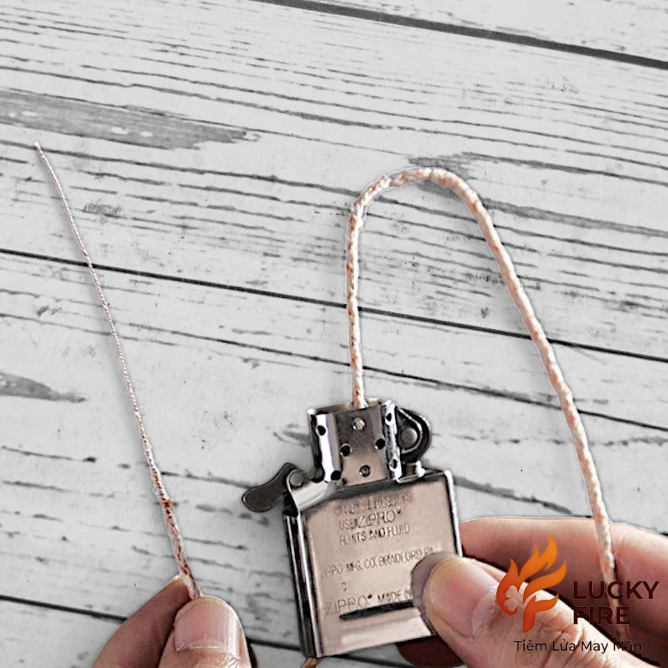 Tim Bấc Zippo Sợi Chỉ Cam Chuẩn Zin Có Kim Dễ Xỏ - Ảnh 3