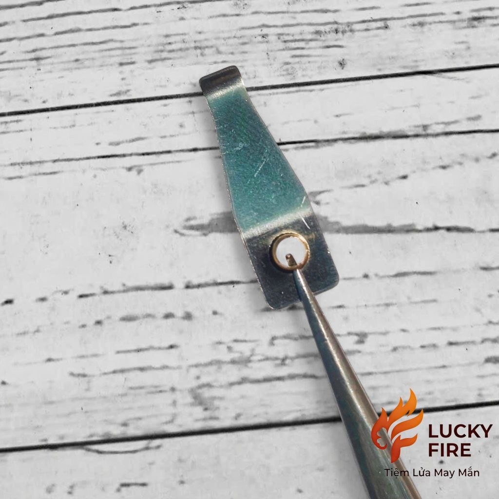 Lưỡi Gà Zippo Thép Trắng Tăng Âm Mở Nắp - Ảnh 6